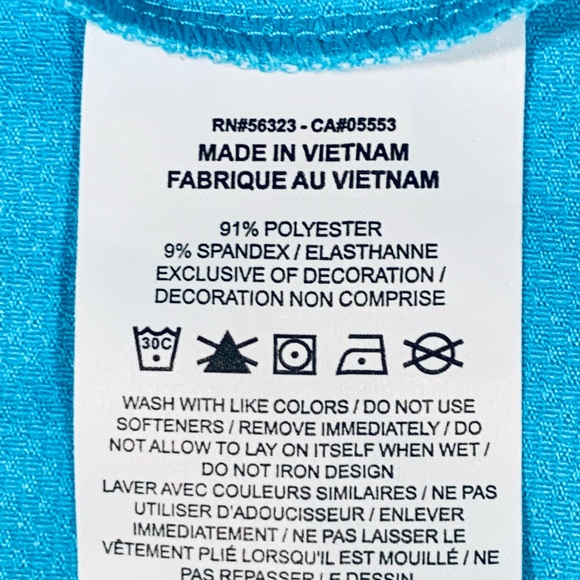 SOLD!!!!! Nike Mens Dri-FIt Vapor Blue Golf Polo Shirt XL - Picture 9 of 10